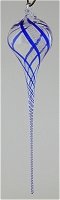 Latticino Point Blue
